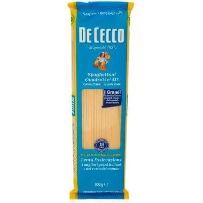 De cecco spaghete pătrate n413 rețetă nouă 400 g
