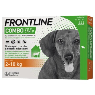 Frontline combo*3pip 2-10kg aprox.