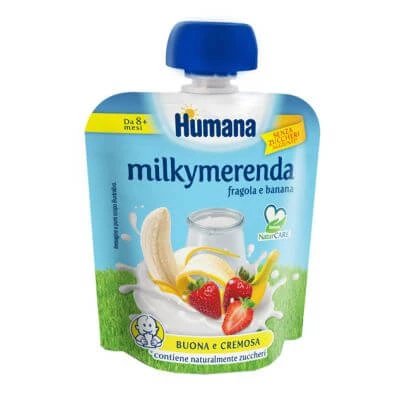 Milkymerenda căpșuni banane 100 g