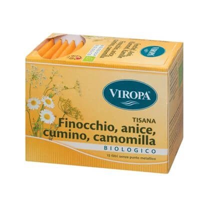 Viropa fenicul/cumin/anason/camomil organic 15 pliculețe