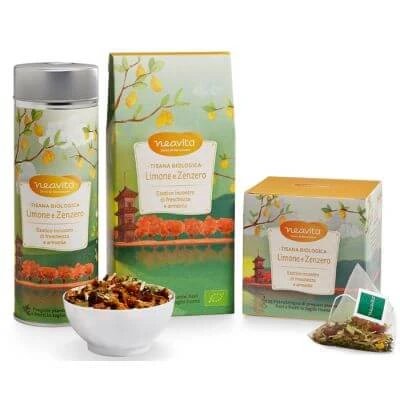 Filtru organic de lămâie și ghimbir 15 filtre x 3 g