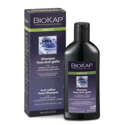 Biokap șampon de frumusețe violet anti-galben 200 ml biosline