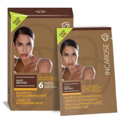 Incarose maxi bronz 6 șervețele veg*