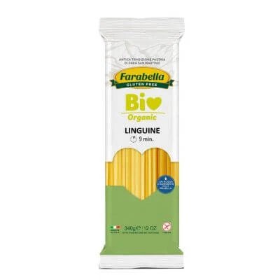 Farabella organic linguine corn-rice 340 g