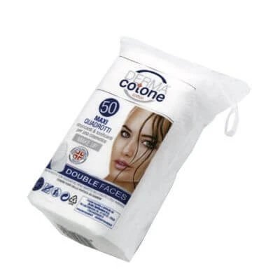 Dermacotton pătrate maxi 50 bucăți