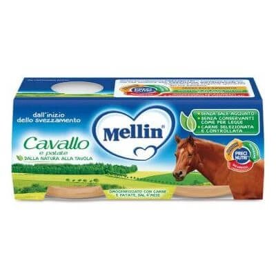 Cal și cartof omogenizat Mellin 2 x 80 g