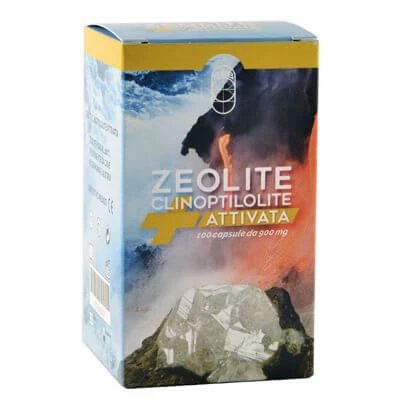 Zeolit clinoptilolit activat suprem 100 capsule 918 mg