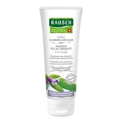 Mască de îngrijire a strălucirii argintului Rausch cu salvie 100 ml