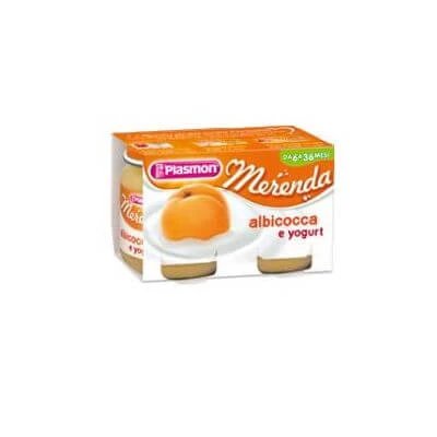 Iaurt omogenizat Plasmon caise 120 g x 2 bucăți