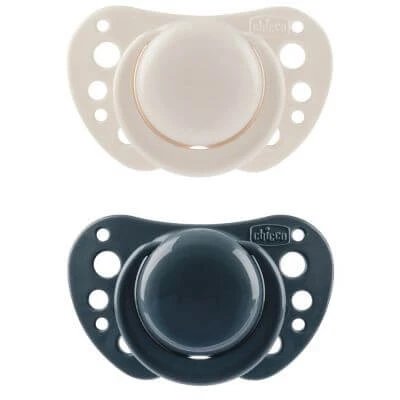 Chicco soothers aer silicon albastru 6-16 luni 2 bucăți