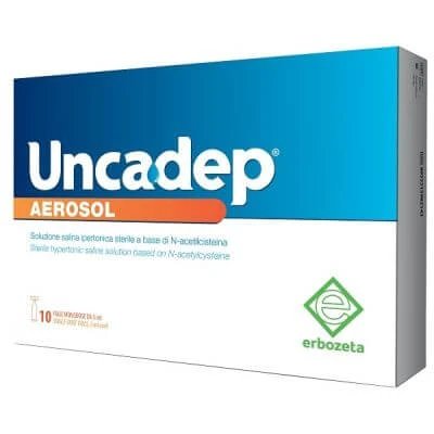 Uncadep aerosol 10 fiole monodoză de 5 ml