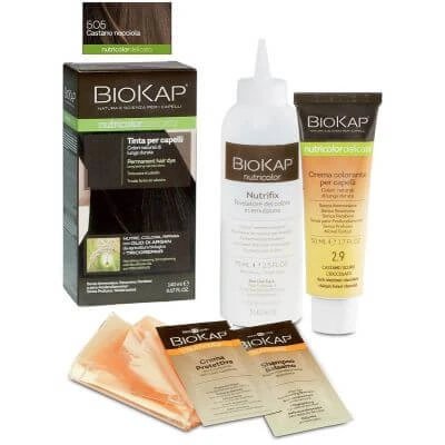 Biokap nutricolor delicat 5.05 tub + sticlă de colorant maro alune
