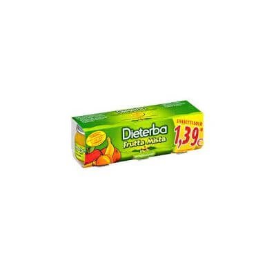 Dieterba fructe mixte omogenizate 3 bucăți 80 g