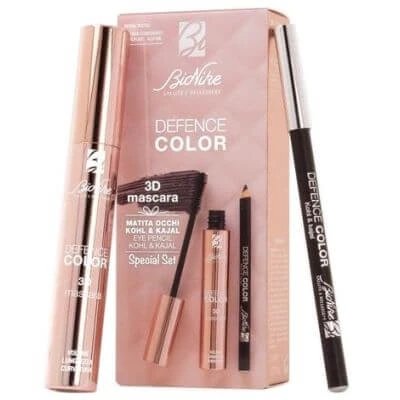 Defence colour special eye set 3d mascara + creion khol & kajal
