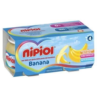 Banană omogenizată Nipiol 2 x 80 g