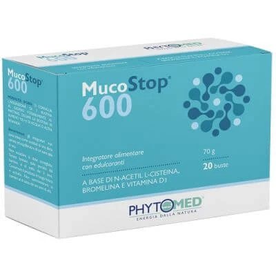 Mucostop 600mg 20 plicuri