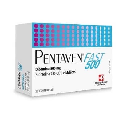 Pentaven fast 500 20 comprimate