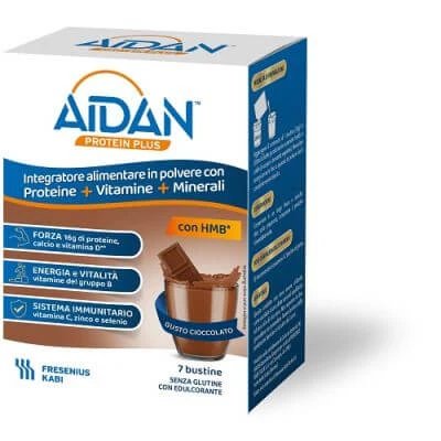 Aidan proteine plus ciocolată 7 pliculețe
