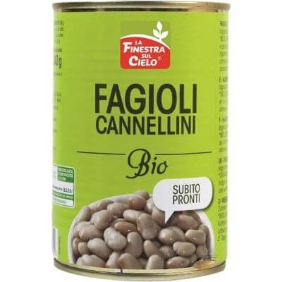 Fasole cannellini gata bio 400 g