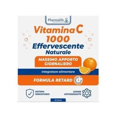 Vitamina c 1000 efervescent natural 30 sticks