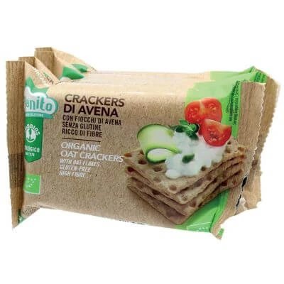 Probios organic biscuiți de ovăz cu fulgi de ovăz 4 x 35 g