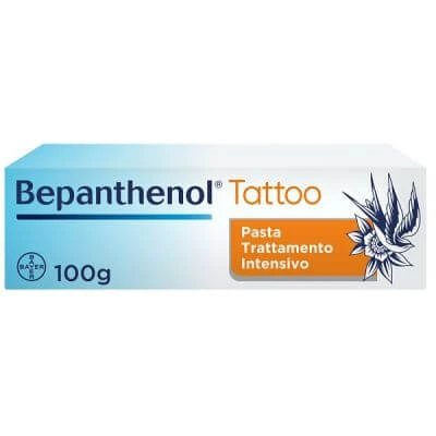 Bepanthenol pastă pentru tatuaje tratament intensiv 100 g