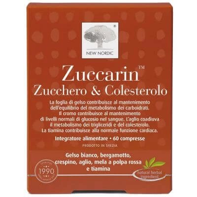 Zuccarin zahăr și colesterol 60 comprimate