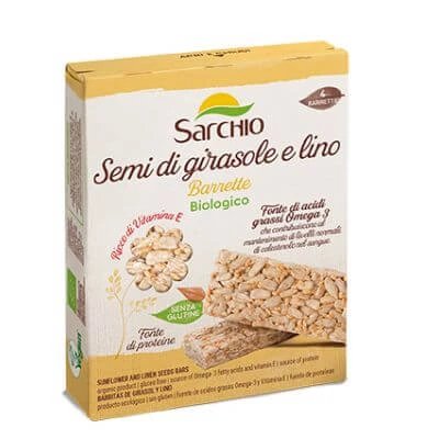 Batoane cu semințe de floarea-soarelui/ semințe de in 4x20 g