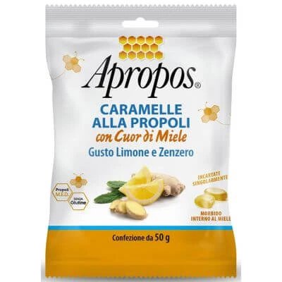Apropos bomboane tari lămâie/ger miere inimă 50 g