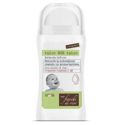 Fulgi de orez fără talc roll-on