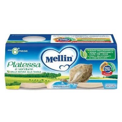 Șalău omogenizat Mellin 2x80 g