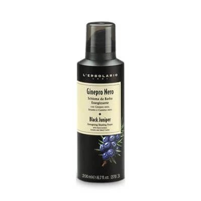 Spumă de ras energizantă cu ienupăr negru 200 ml