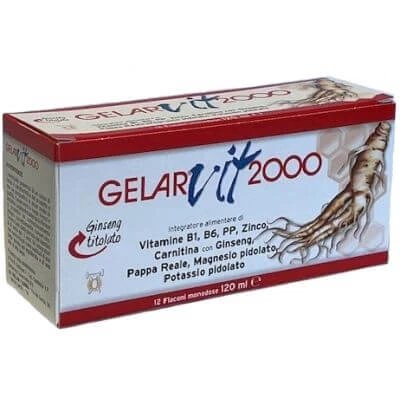 Gelarvit 2000 12 flacoane monodoză 10 ml