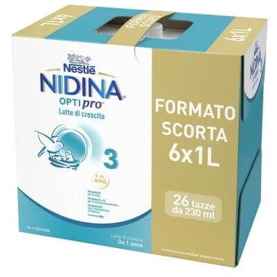 Nidina optipro 3 lichid 6 bucăți 1 litru