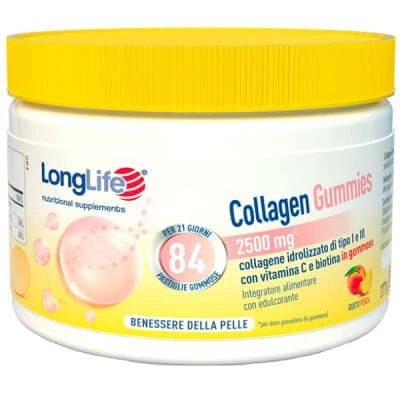 Longlife colagen gummies 625mg 84 gummies