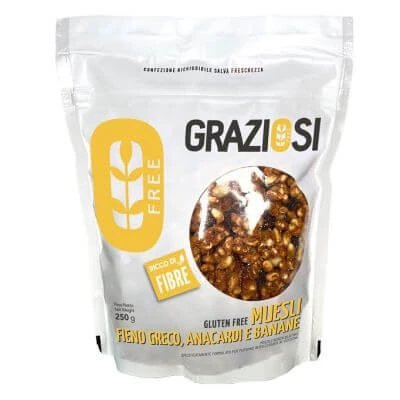 Muesli cu caju și banane cu schinduf 250 g