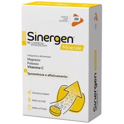 Sinergen Mineral Lemon 20 comprimate efervescente