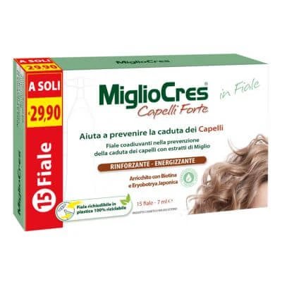 Migliocres păr forte 15 fiole x 7 ml