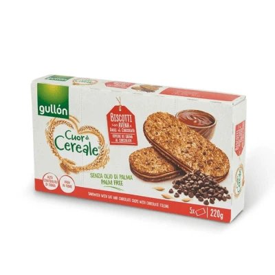 Biscuiți Gullon cu fulgi de ovăz și ciocolată 220 g