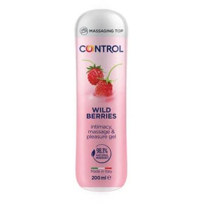 Control gel de masaj cu fructe de pădure 3 în 1 200 ml