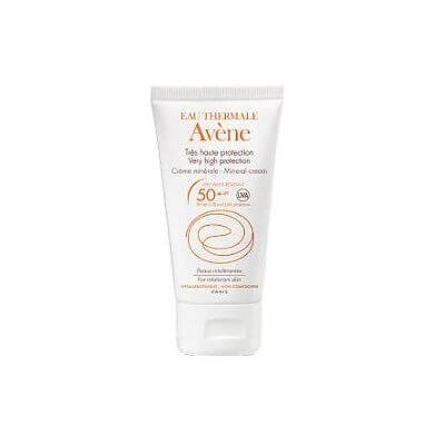 Apă termală avene mineral ecran cremă 50+ 50 ml