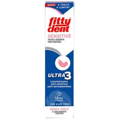 Fittydent pastă adezivă sensibilă cu aloe vera 40 g