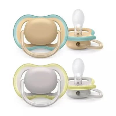 Avent ultra air soother 6-18m no deco neutru 2 bucăți