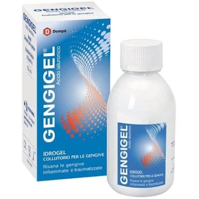 Apa de gură gingivală Gingigel Hydrogel Sticlă 150 ml