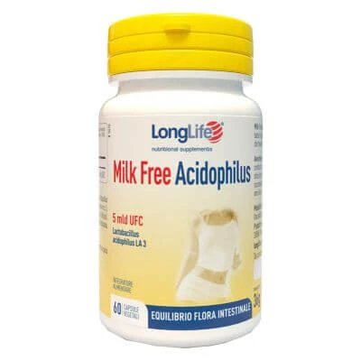 Longlife acidophilus fără lapte 60 capsule vegetariene