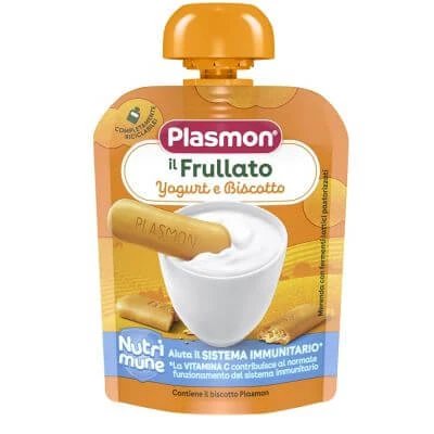 Plasmon biscuitul și smoothie-ul cu iaurt 85 g