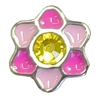 Ink1228c foralobi kid topaz flower oțel inoxidabil