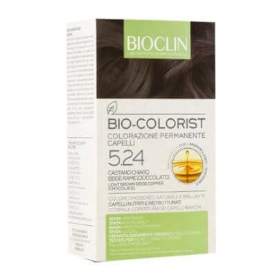 Bioclin bio colorist 5.24 cupru deschis bej ciocolată maro