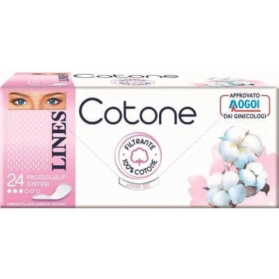 Lines bumbac panty protector situată 24 bucăți