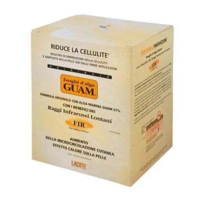 Pachet convenabil de nămol de alge marine de brad de guam cu nămol de alge marine de brad de guam 1 kg + gel cremă de brad de guam 200 ml